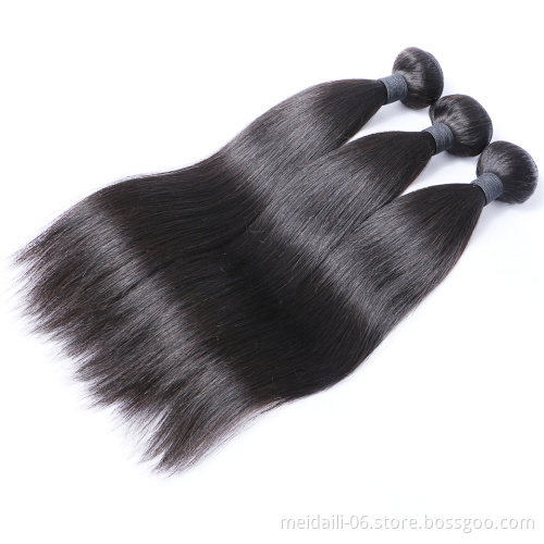 Top quality remy virgin raw peruvian hair cuticle aligned straight human hair bundles hair vendors